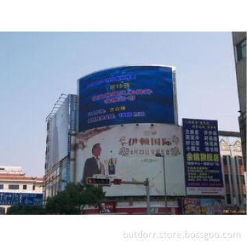 P16 semi circle curved led display screen , airport HD LED